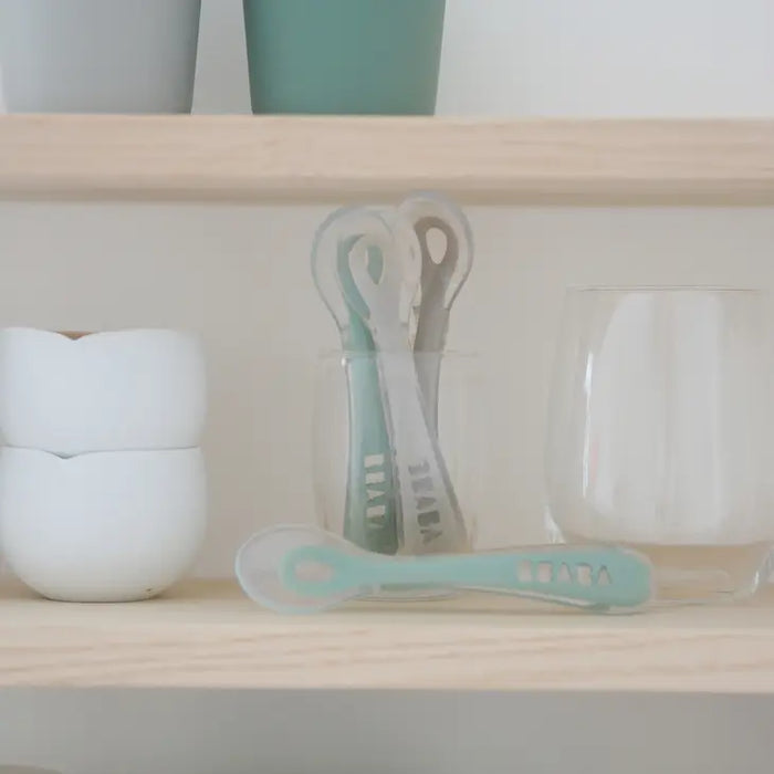 Beaba Toddler's Self-Feeding Silicone Spoons 4pk