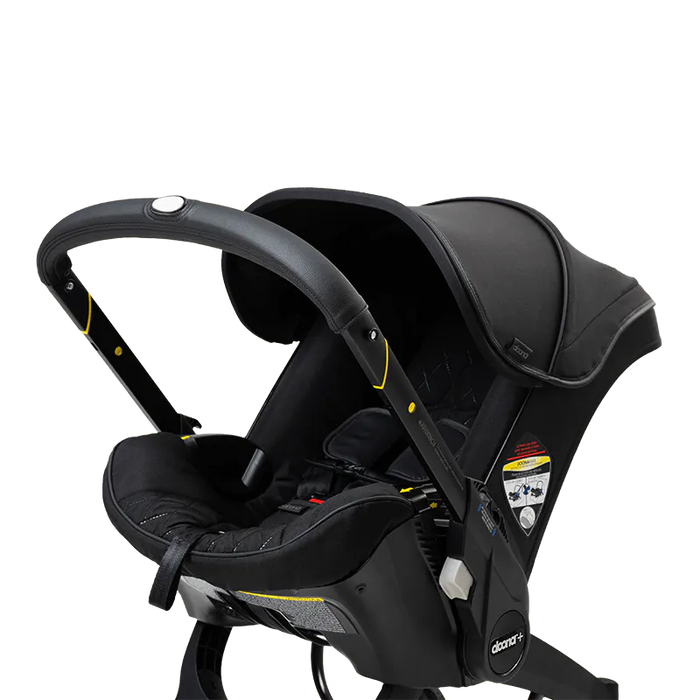 Doona Midnight Edition (Essentials Bag included) + Infant Car Seat Stroller with Base | FOR SAME DAY DELIVERY CALL/Whatsapp 718-998-7373