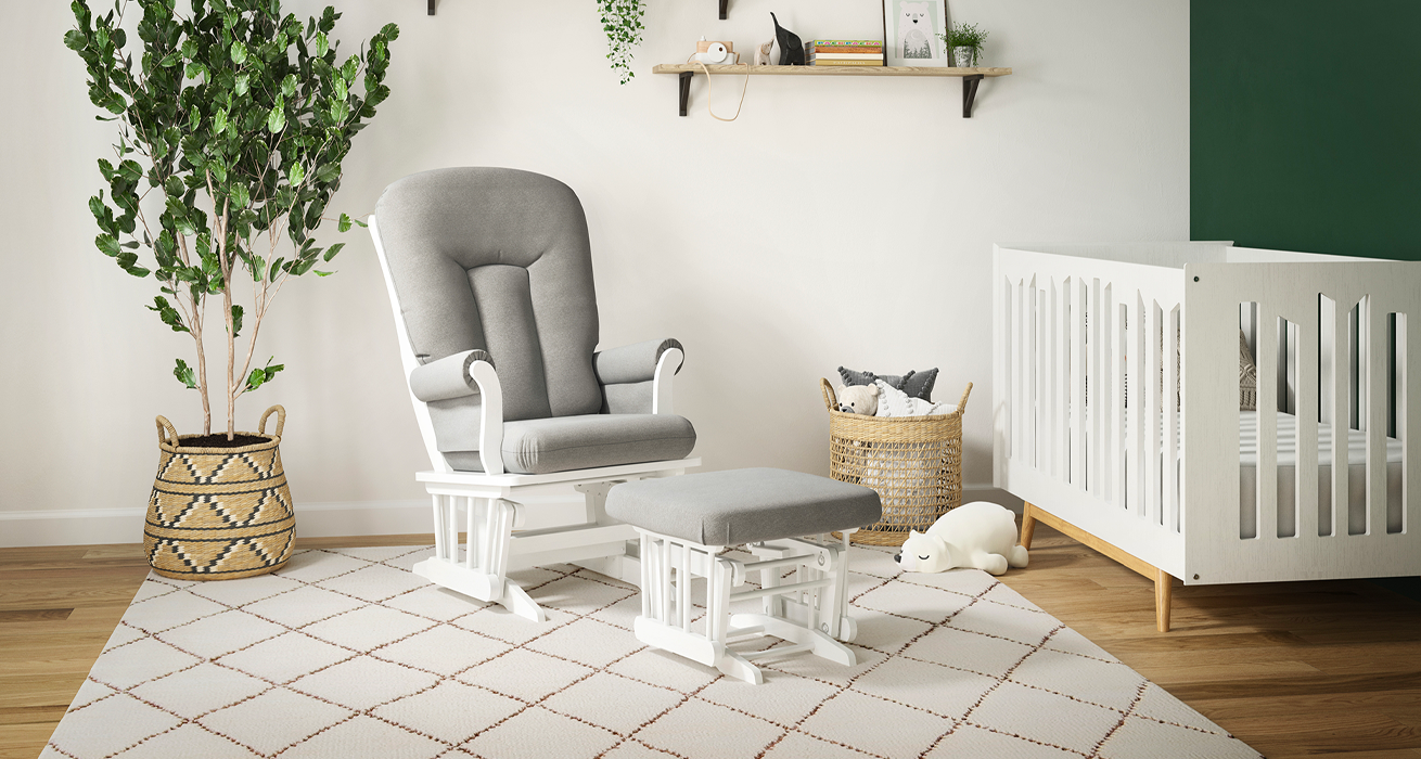 Dutalier 827 Glider with Ottoman