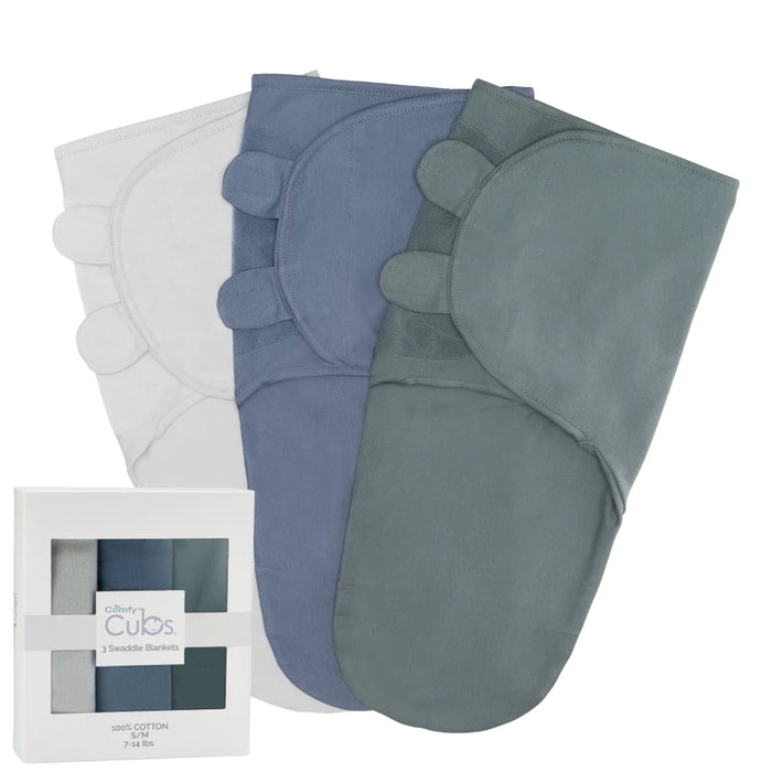 Comfy Cubs Standard Swaddles, Large (3 Pack)