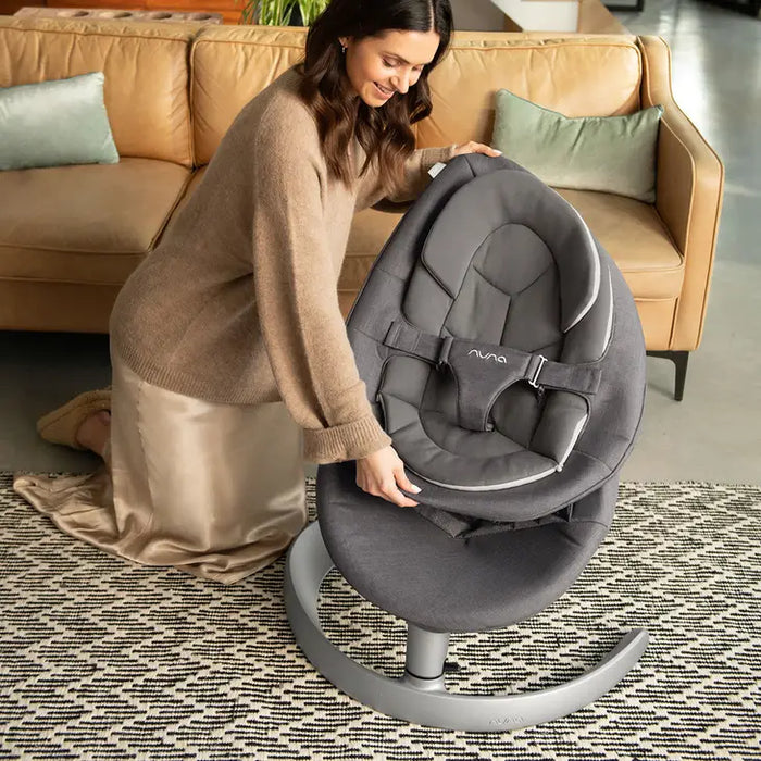 Nuna Leaf Grow - Baby Swing Bouncer with Toy Arch