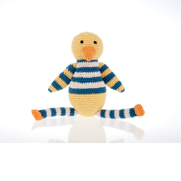 Pebble Organic Duck Rattle