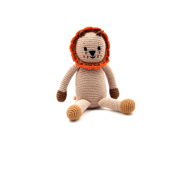 Pebble Lion Rattle