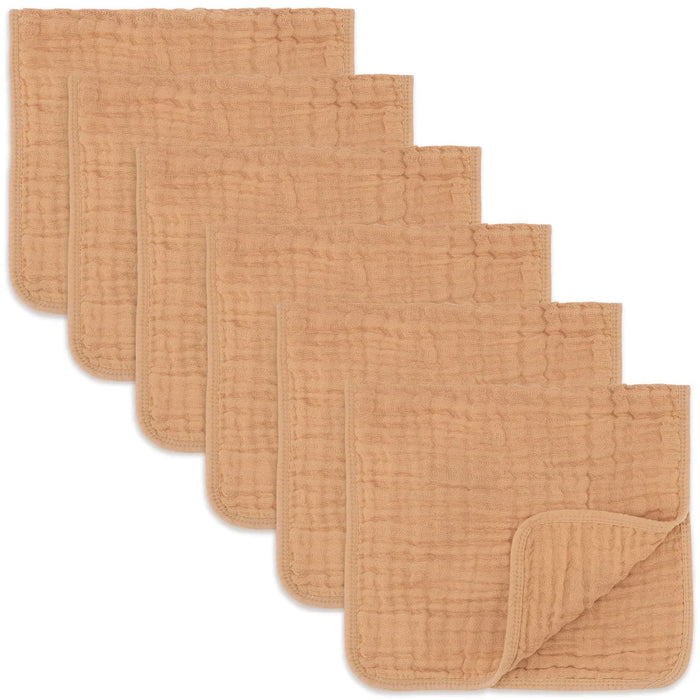Comfy Cubs Muslin Cotton Baby Washcloths (10 Pack)