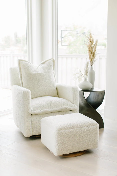 Oilo Nola – Swivel Nursery Glider –  Lock Oat