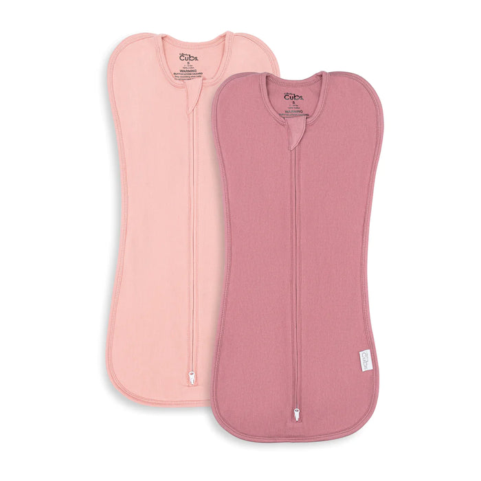 Comfy Cubs Zip Up Swaddle, Large (2 Pack)