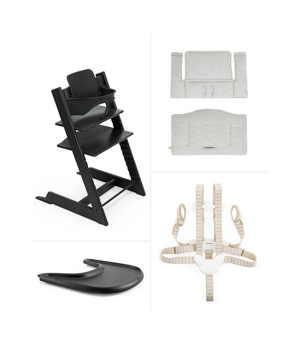 Stokke Tripp Trapp High Chair and Cushion with Stokke Tray