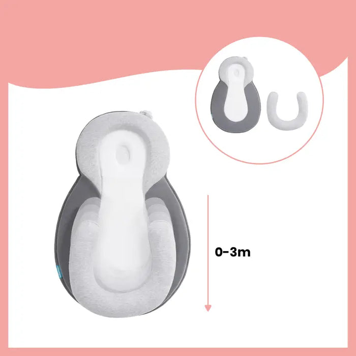 Babymoov Socosy Organic Baby Lounger-Smokey