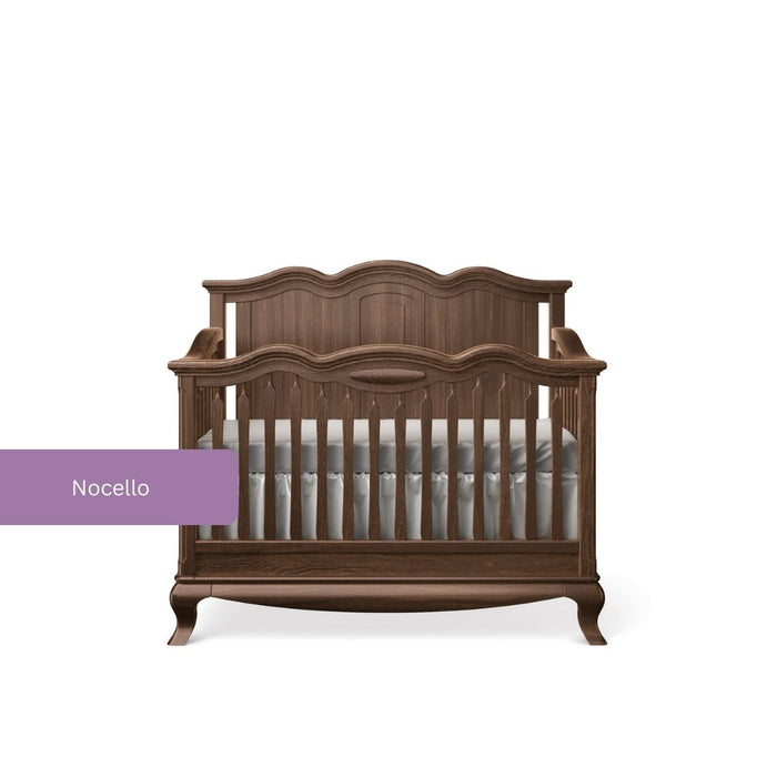 Romina Cleopatra Convertible Crib - Solid Back