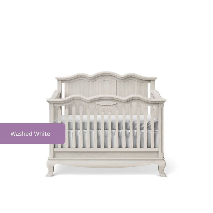 Romina Cleopatra Convertible Crib - Solid Back