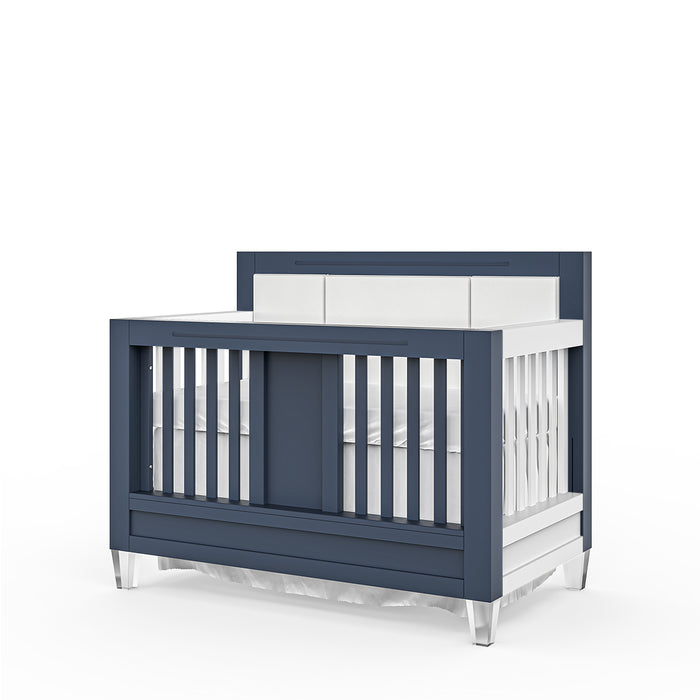 Romina Millenario Convertible Crib with Padded Panel