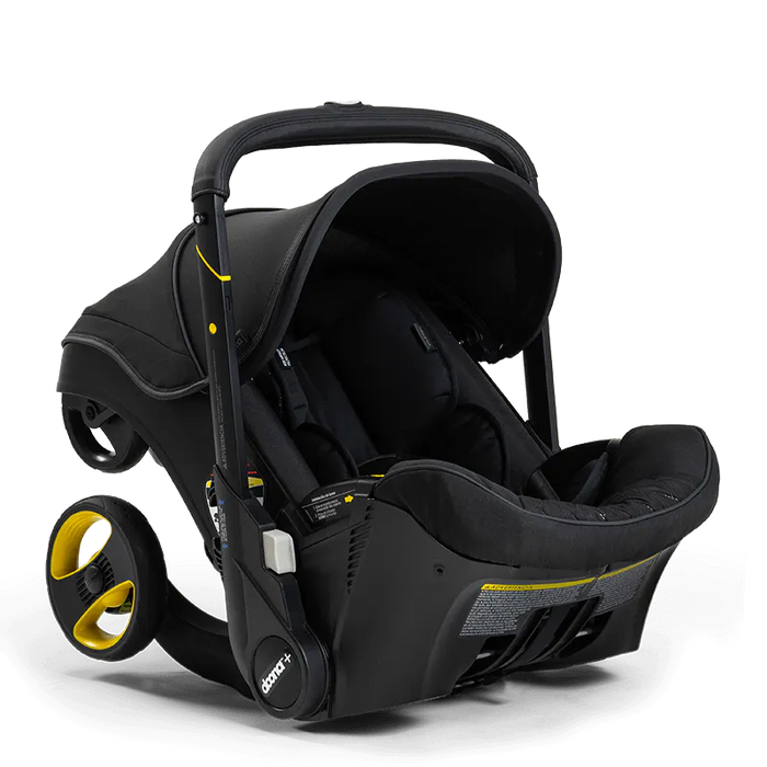 Doona Midnight Edition (Essentials Bag included) + Infant Car Seat Stroller with Base | FOR SAME DAY DELIVERY CALL 718-998-7373