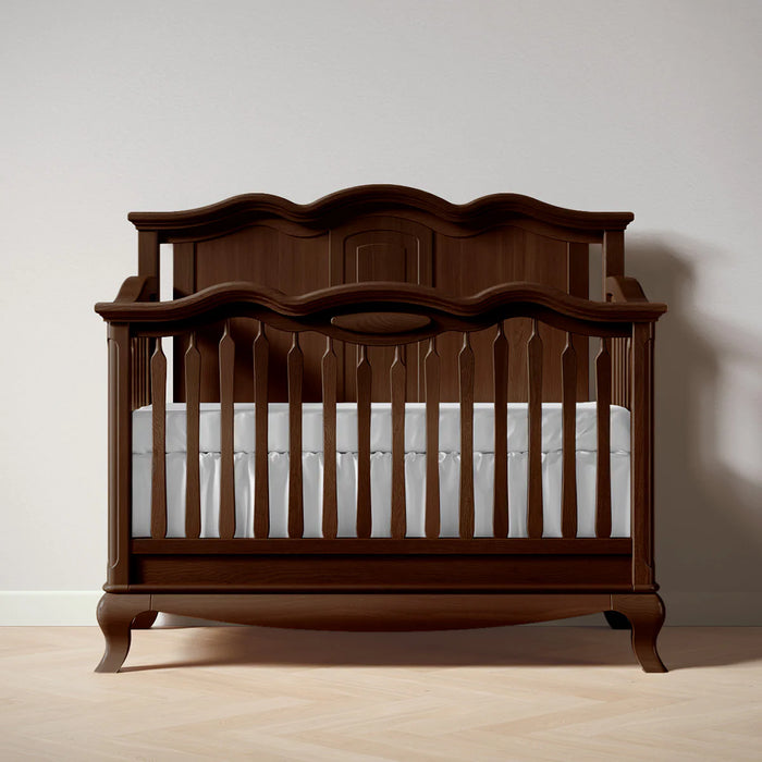 Romina Cleopatra Convertible Crib - Solid Back