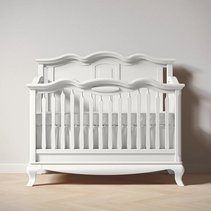 Romina Cleopatra Convertible Crib - Solid Back
