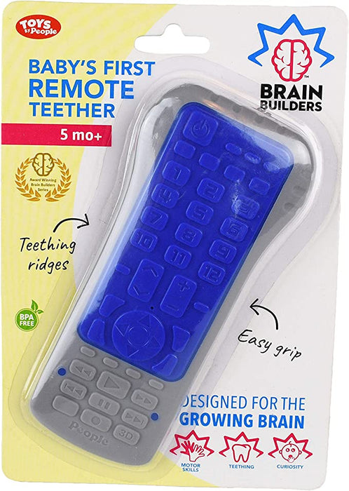 Brain Builders Baby's First Remote Control Clicker Teether