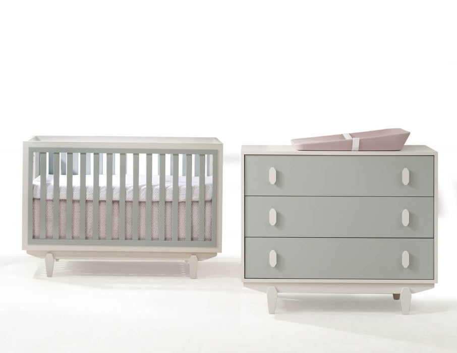 Tulip Tate Classic Crib + 3 Drawer Dresser Set