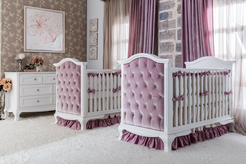Romina Cleopatra Classic Crib - Tufted Sides