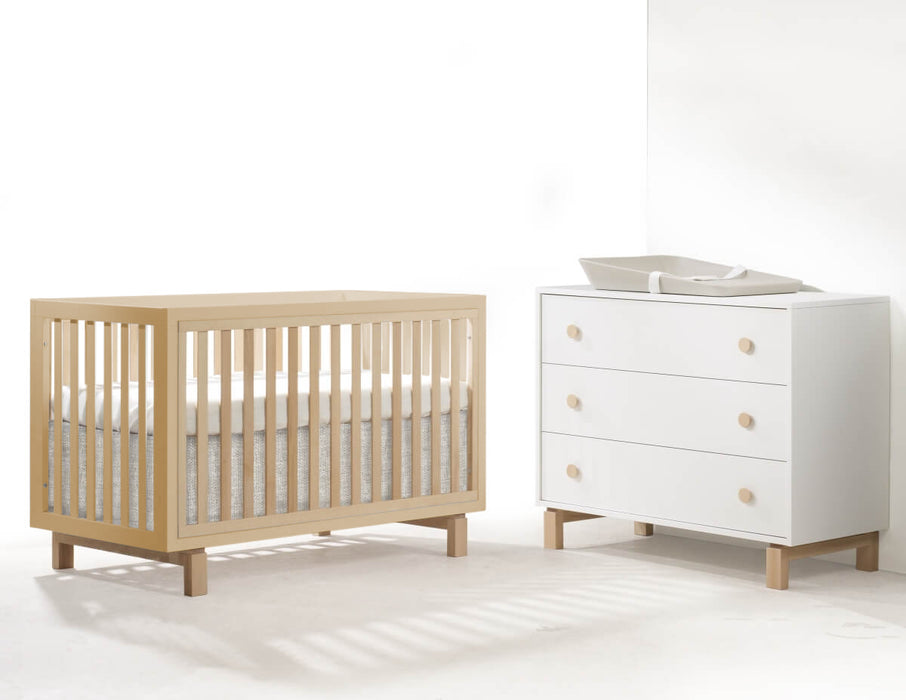 Tulip Bjorn Classic Crib + 3 Drawer Dresser Set