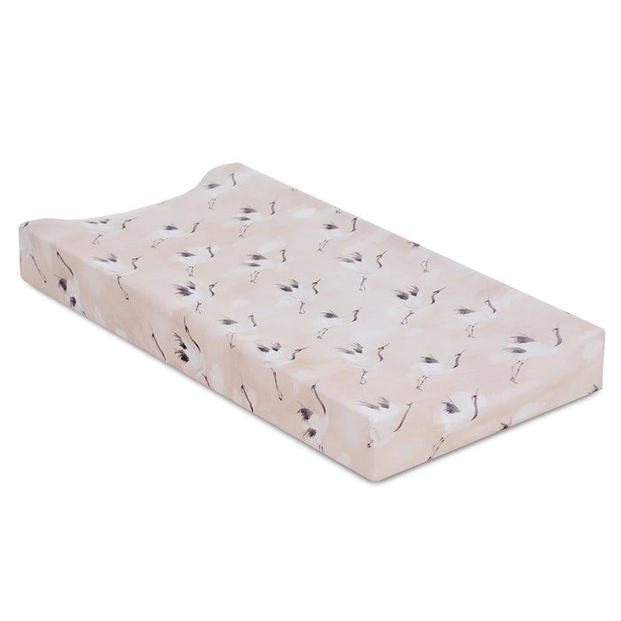 Oilo Crane Jersey Changing Pad Cover