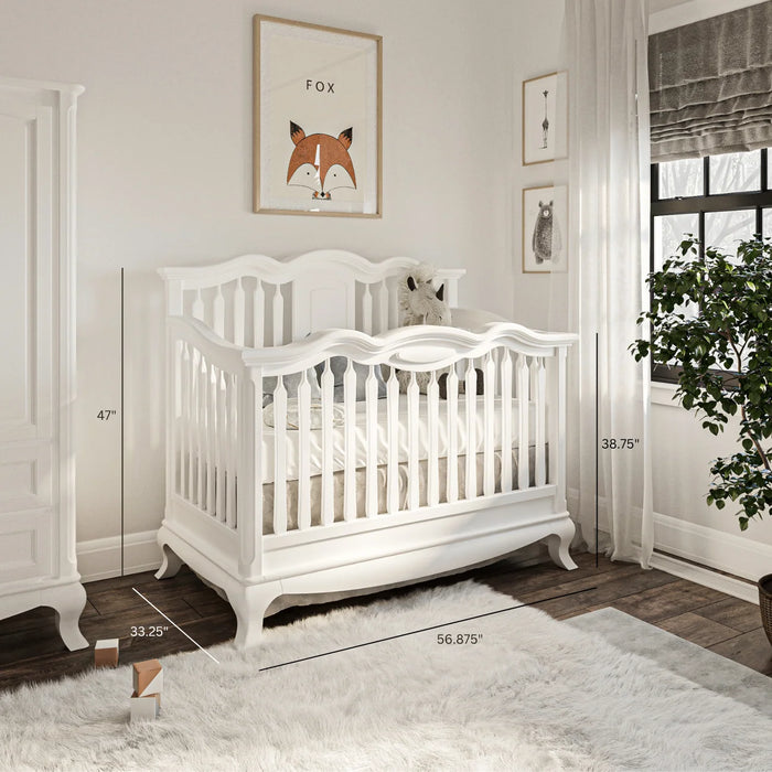 Romina Cleopatra Convertible Crib - Open Back