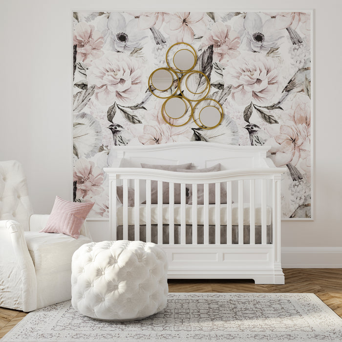 Romina Imperio Convertible Crib - Solid Back