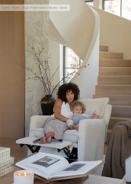 Oilo Flynn Gliding Swivel Nursery Recliner