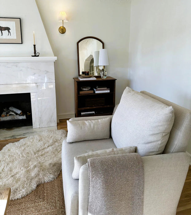 Oilo Ollie: A Chair And A Half - Swivel Nursery Glider with Back Recline Feature