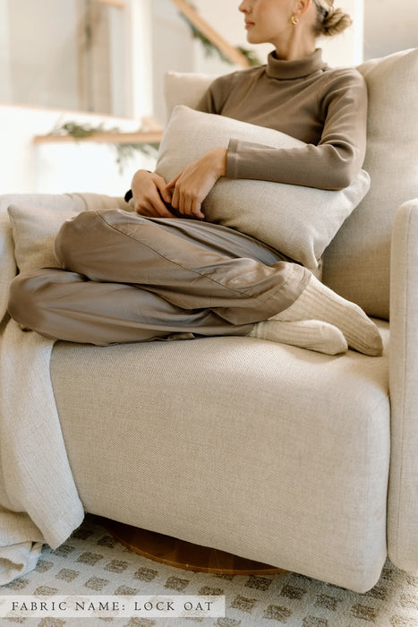 Oilo Flynn Gliding Swivel Nursery Recliner