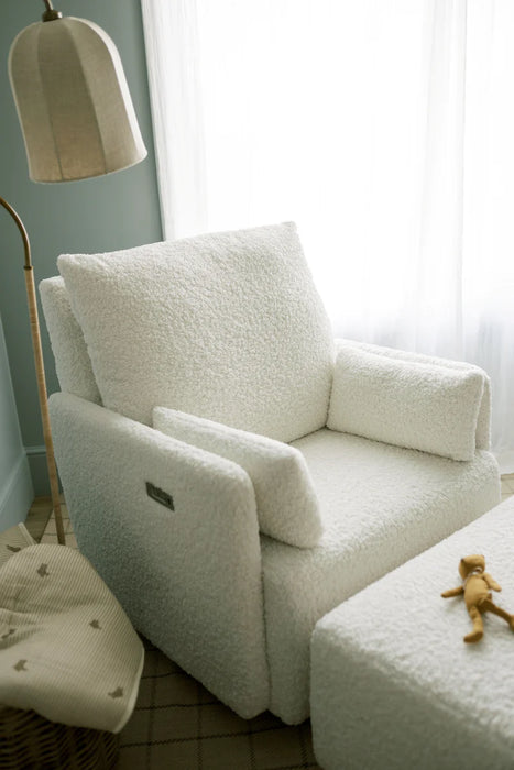 Oilo Ollie: A Chair And A Half - Swivel Nursery Glider with Back Recline Feature