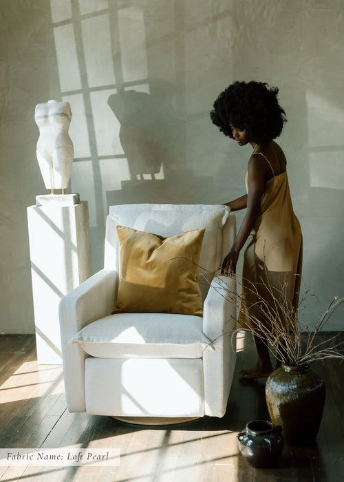 Oilo Flynn Gliding Swivel Nursery Recliner