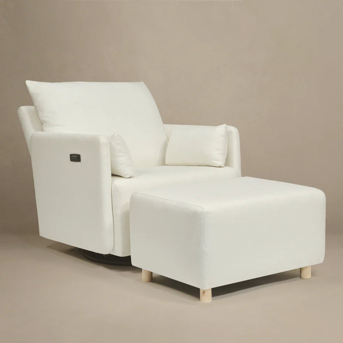 Oilo Ollie: A Chair And A Half - Swivel Nursery Glider with Back Recline Feature
