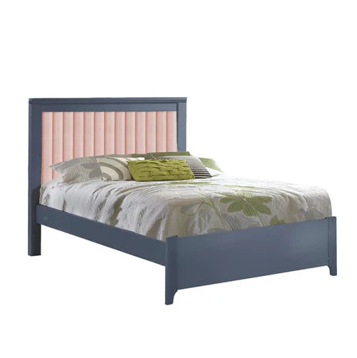 Natart Taylor Double Bed with Upholstered Panel