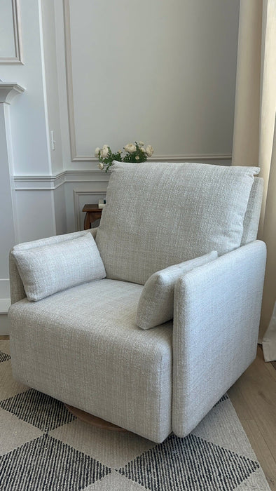 Oilo Ollie: A Chair And A Half - Swivel Nursery Glider with Back Recline Feature