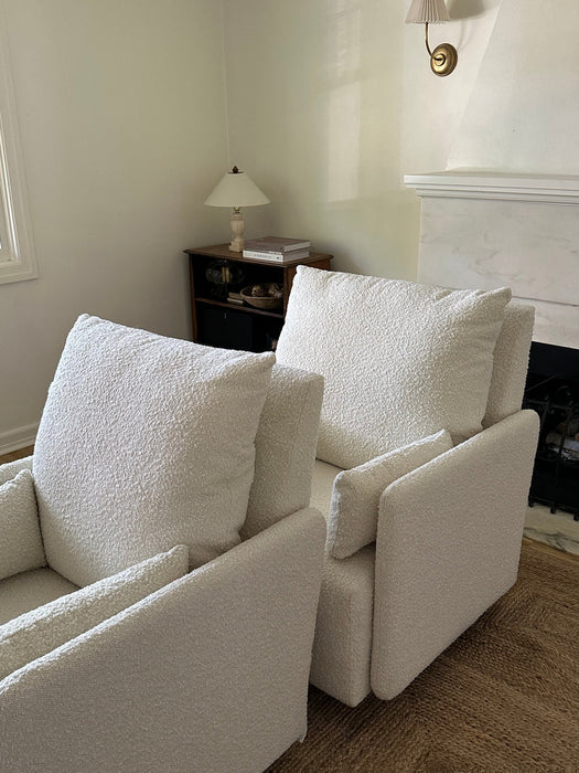 Oilo Ollie: A Chair And A Half - Swivel Nursery Glider with Back Recline Feature