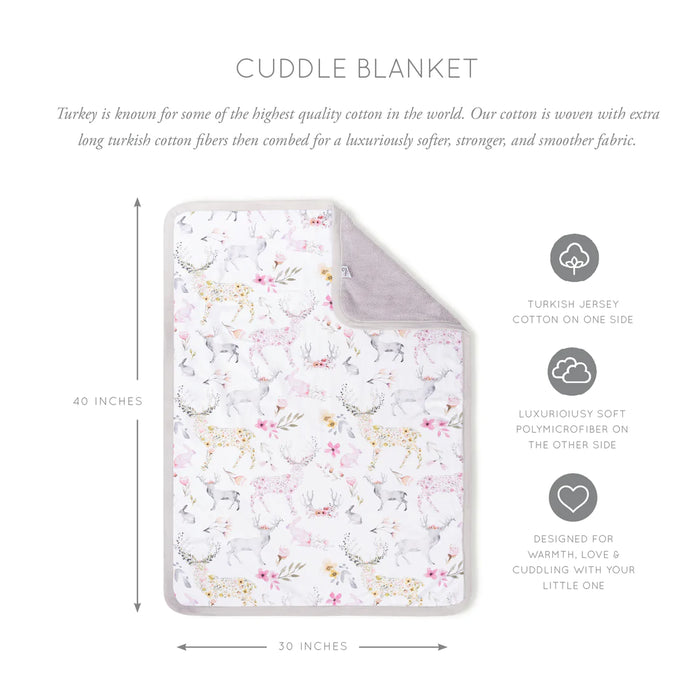 Oilo Woodland Fawn Cuddle Blanket