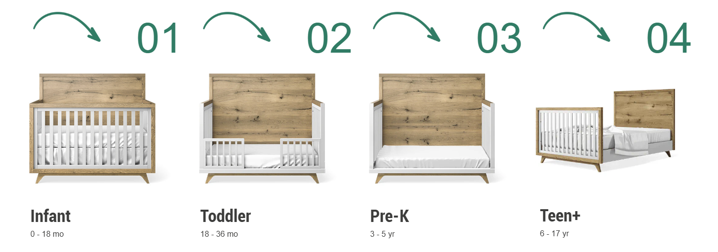 Romina Uptown Convertible Crib