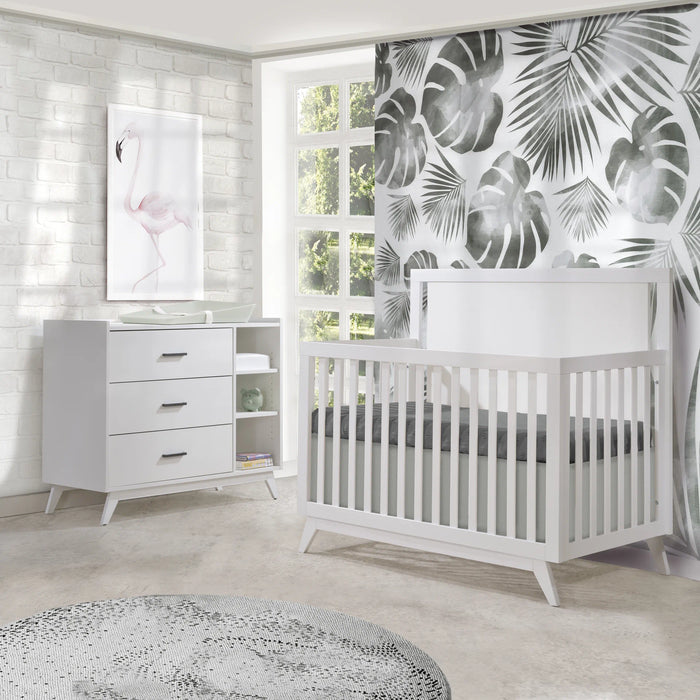Tulip Sissi Convertible Crib + Dresser Set