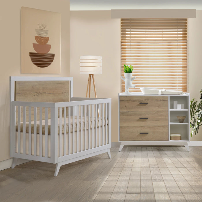 Tulip Sissi Convertible Crib + Dresser Set