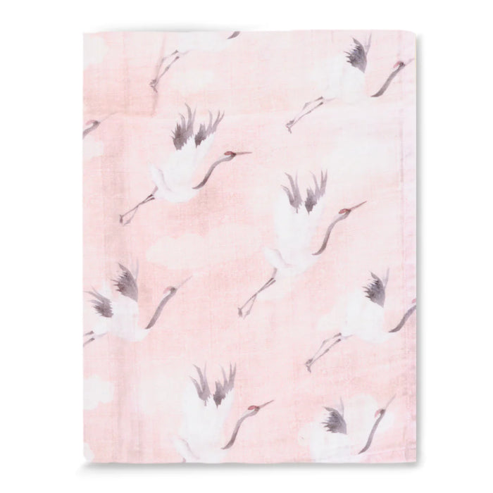 Oilo Crane Swaddle Blanket