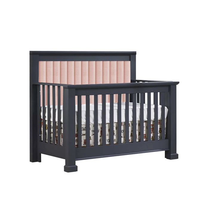 Natart Taylor Convertible Crib with Upholstered Panel