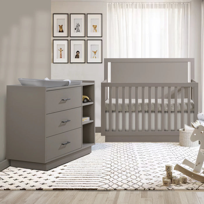 Tulip Tito Convertible Crib + Dresser Set