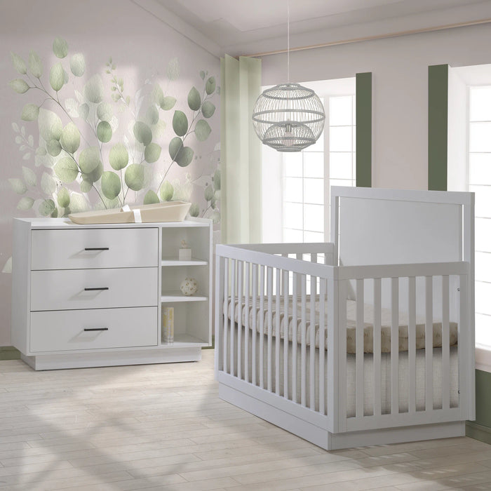 Tulip Tito Convertible Crib + Dresser Set
