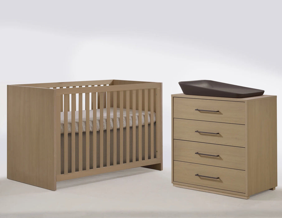 Tulip Contempo Classic Crib + 4 Drawer Dresser Set