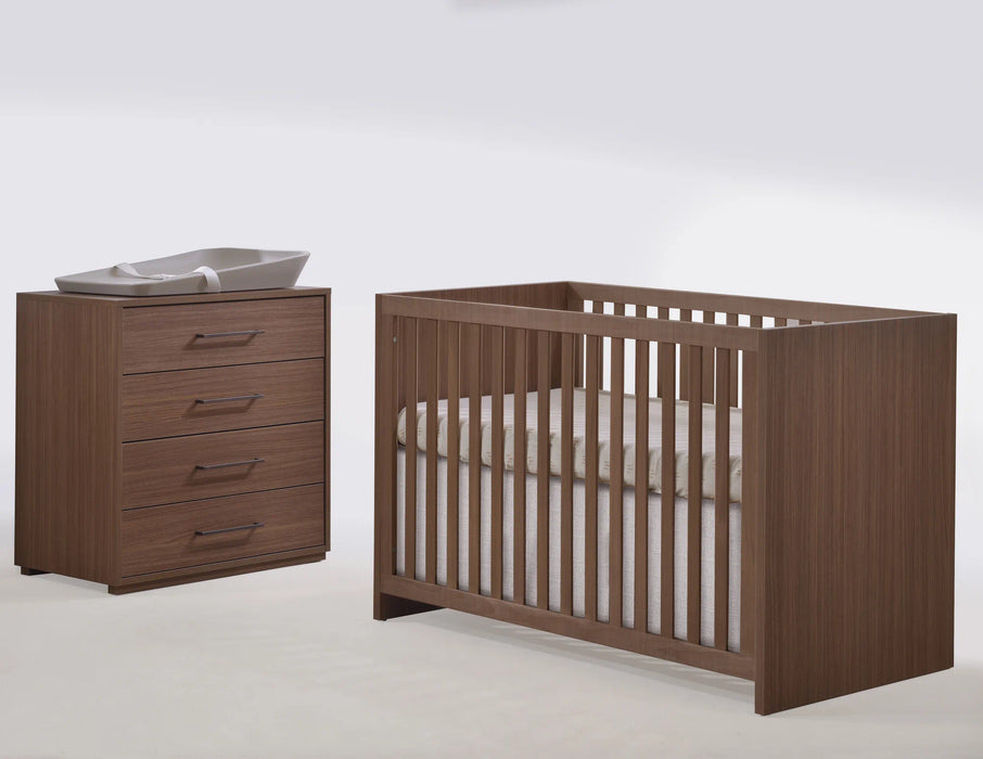 Tulip Contempo Classic Crib + 4 Drawer Dresser Set