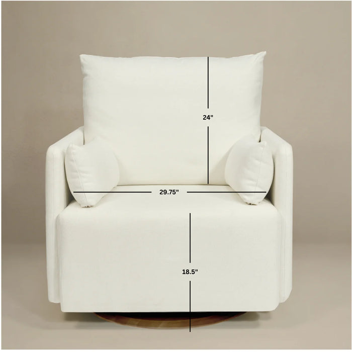 Oilo - Ollie: a Chair and a Half - Sheepskin Linen