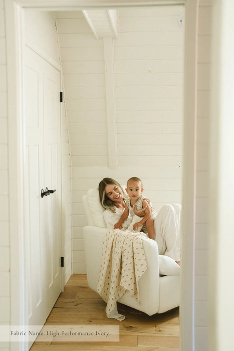 Oilo Drew Gliding Swivel Nursery Recliner