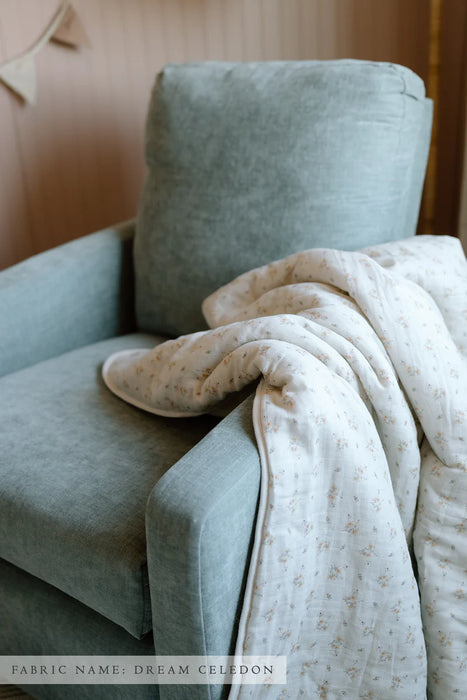 Oilo Drew Gliding Swivel Nursery Recliner