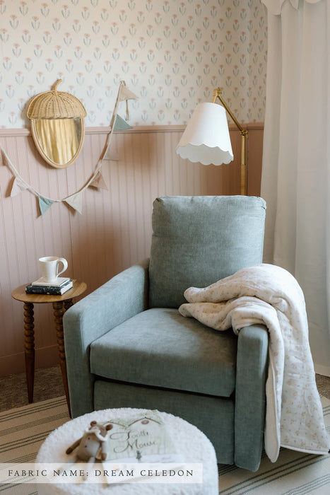 Oilo Drew Gliding Swivel Nursery Recliner