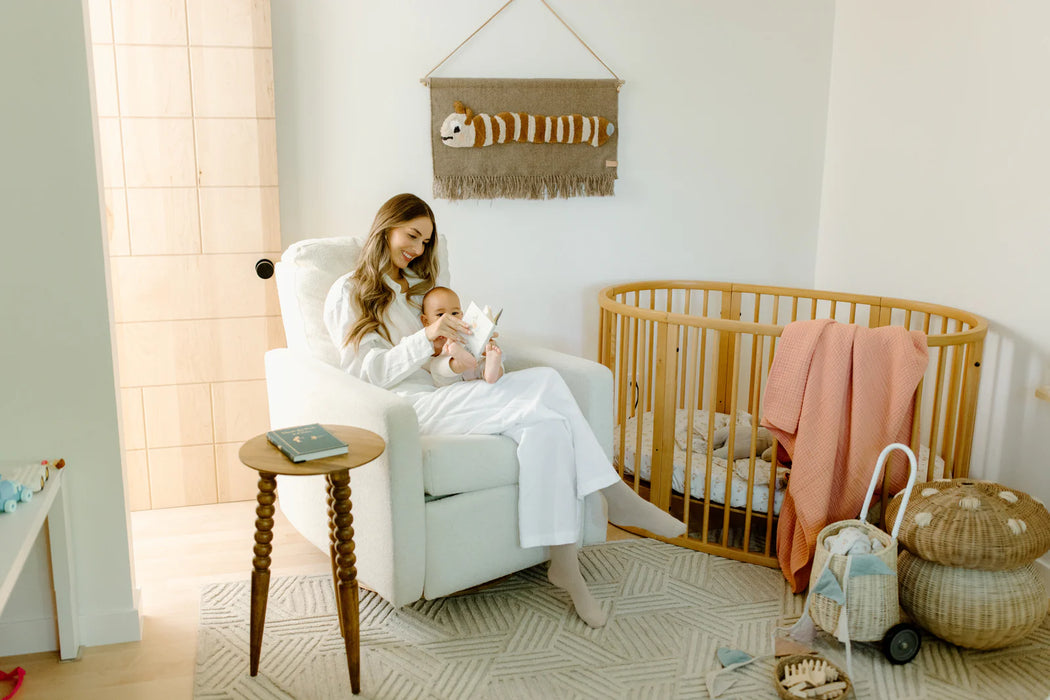 Oilo Drew Gliding Swivel Nursery Recliner