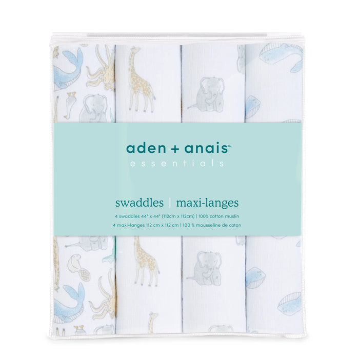 Aden + Anais essentials. Swaddles, Maxi-langes (4 Pack)